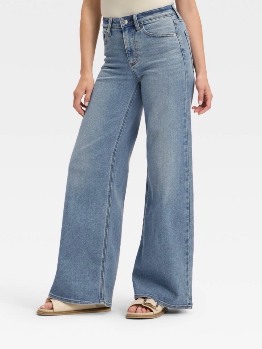 NWT 6R Universal Thread Everyday Wide Leg Jeans Women’s